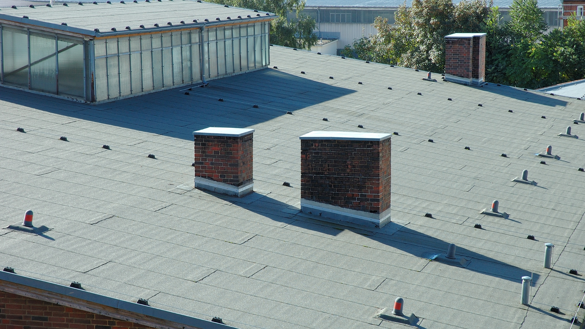 Commercial metal roof